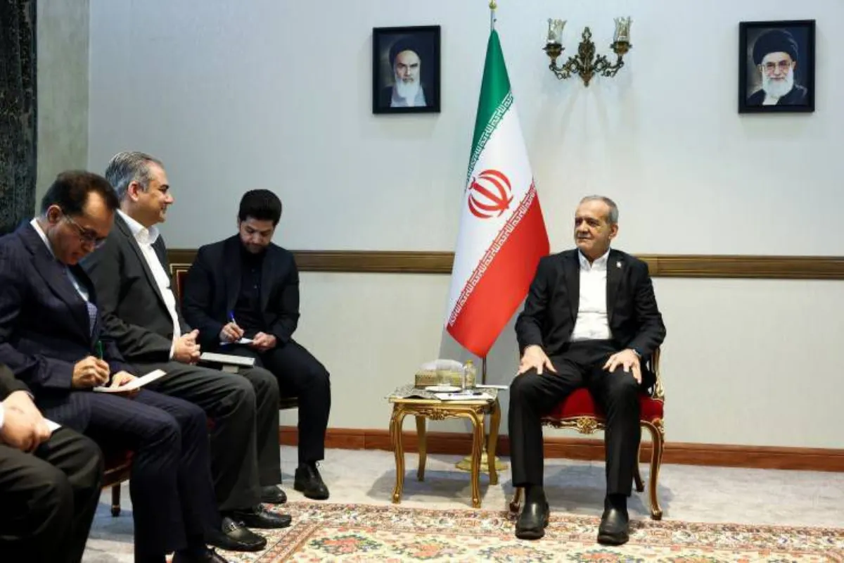 Mohsin Naqvi Meets Iranian President Masoud Pezeshkian in Tehran