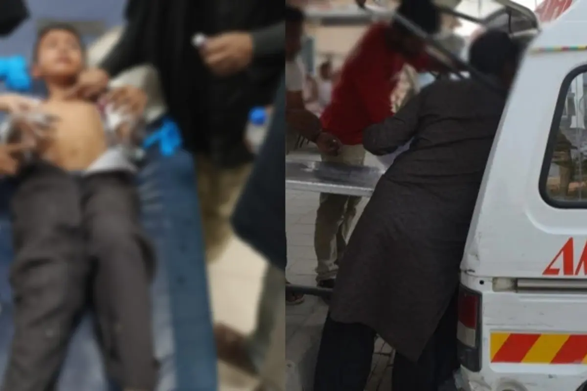 Six Children Injured as School Van Catches Fire in Karachi’s Nazimabad