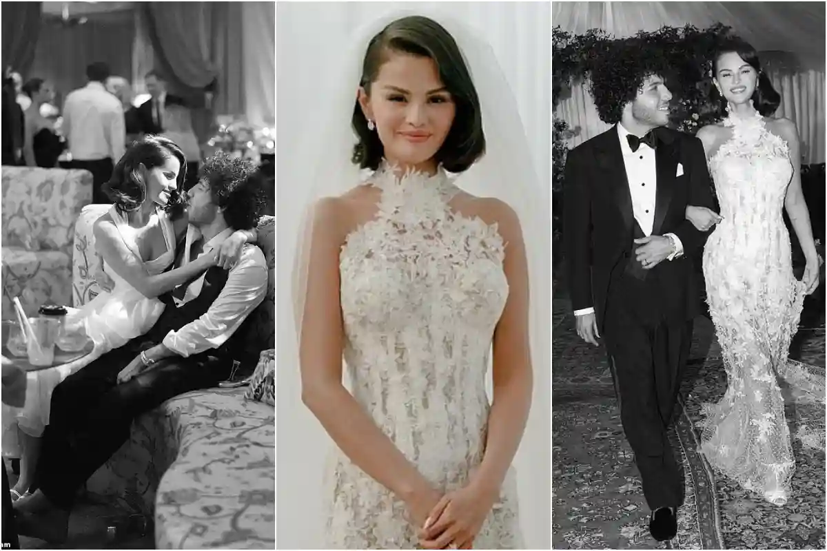 Selena Gomez’s Wedding Dress Highlights Love for Husband Benny Blanco