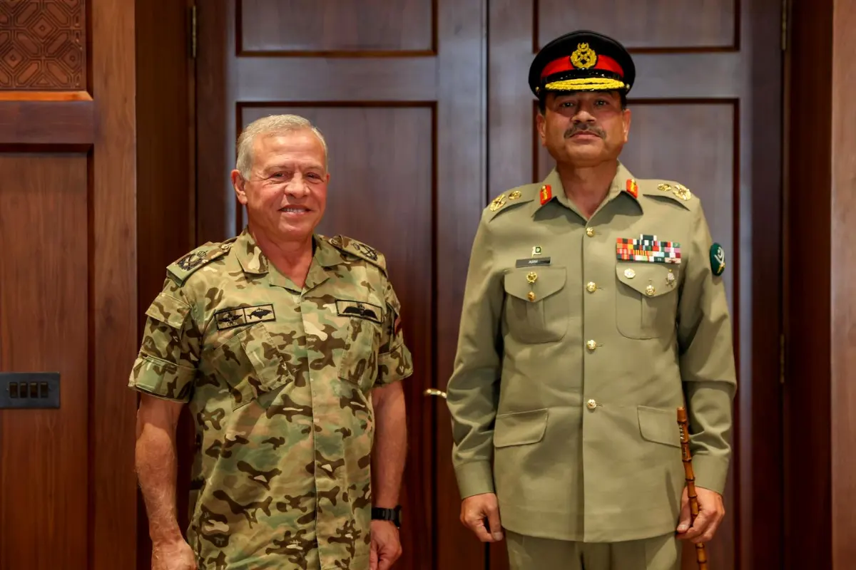 Field Marshal Asim Munir, Jordan’s King Abdullah II pledge to strengthen defence ties