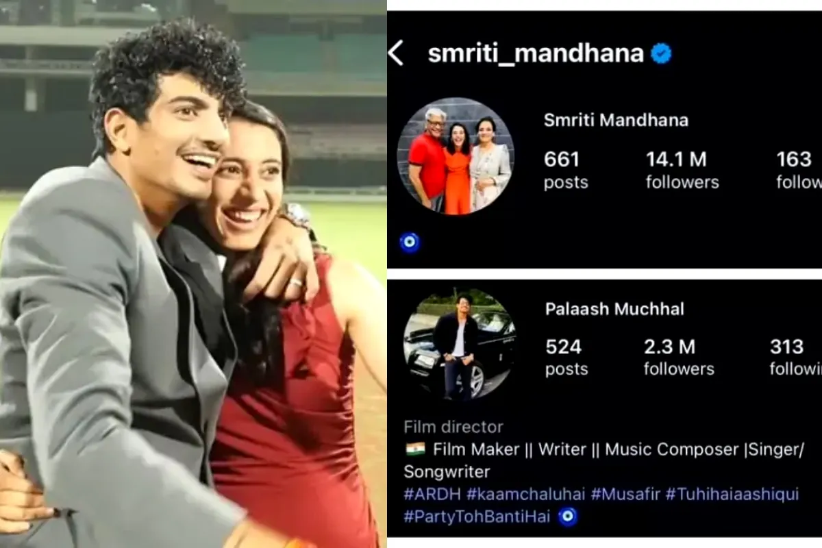 Smriti Mandhana, Palash Muchhal add ‘evil eye’ emoji as wedding postponement rumours grow