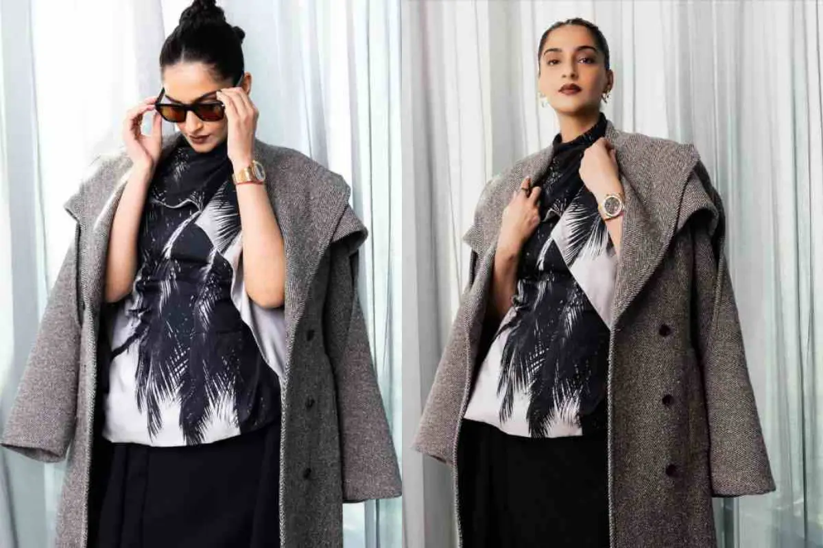Sonam Kapoor stuns in stylish outfit during second pregnancy