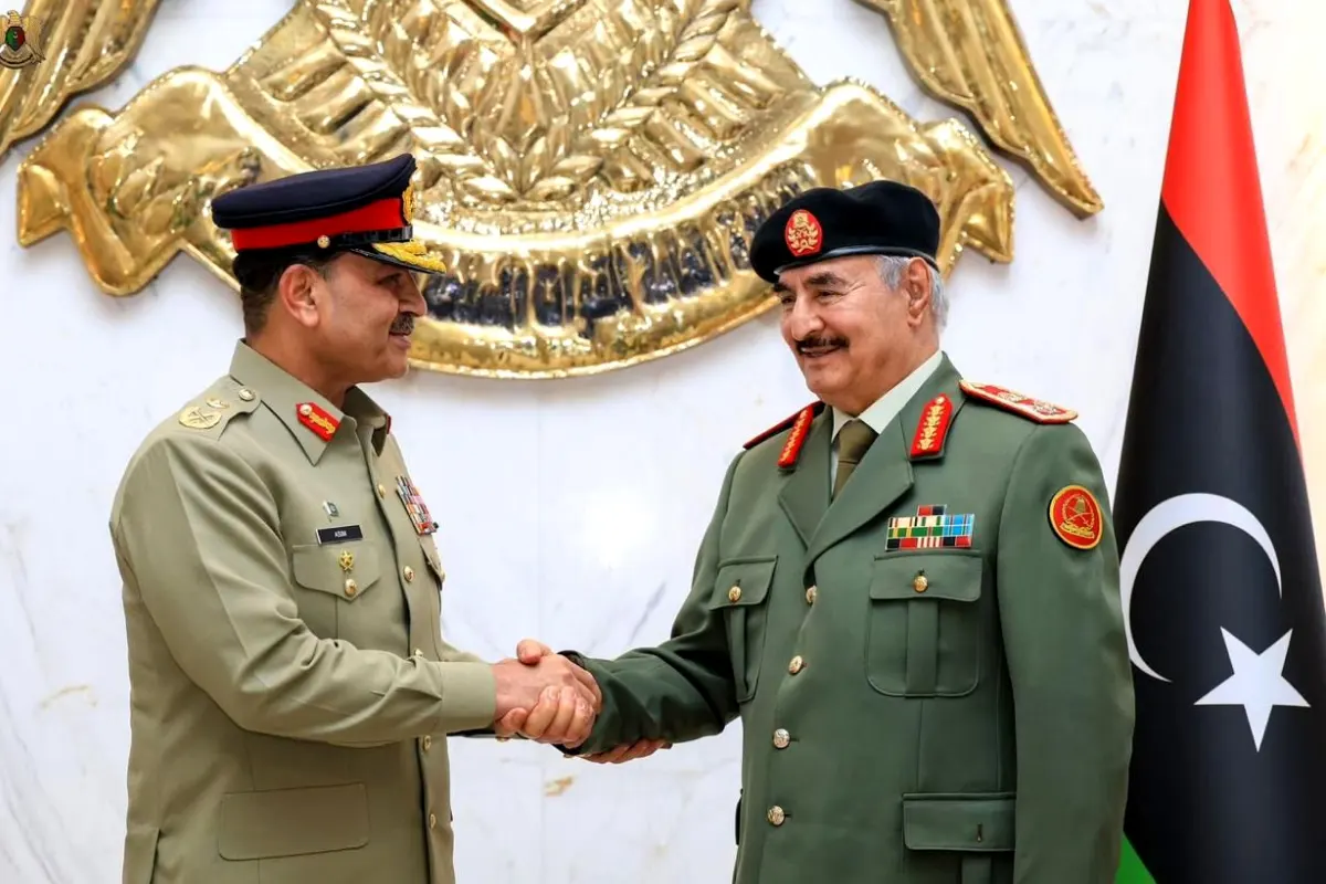 CDF Field Marshal Asim Munir meets Libyan military leadership during Libya visit