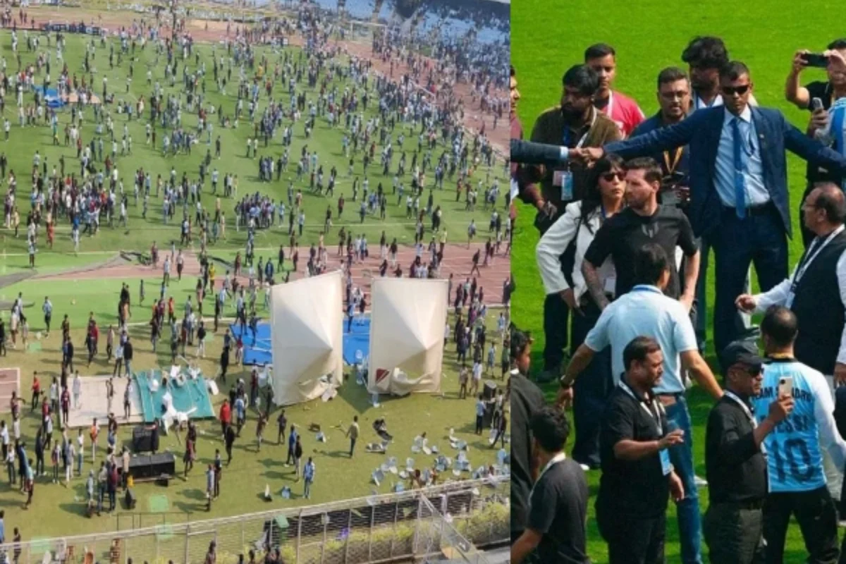 Riots Erupt at Kolkata Stadium During Lionel Messi Visit