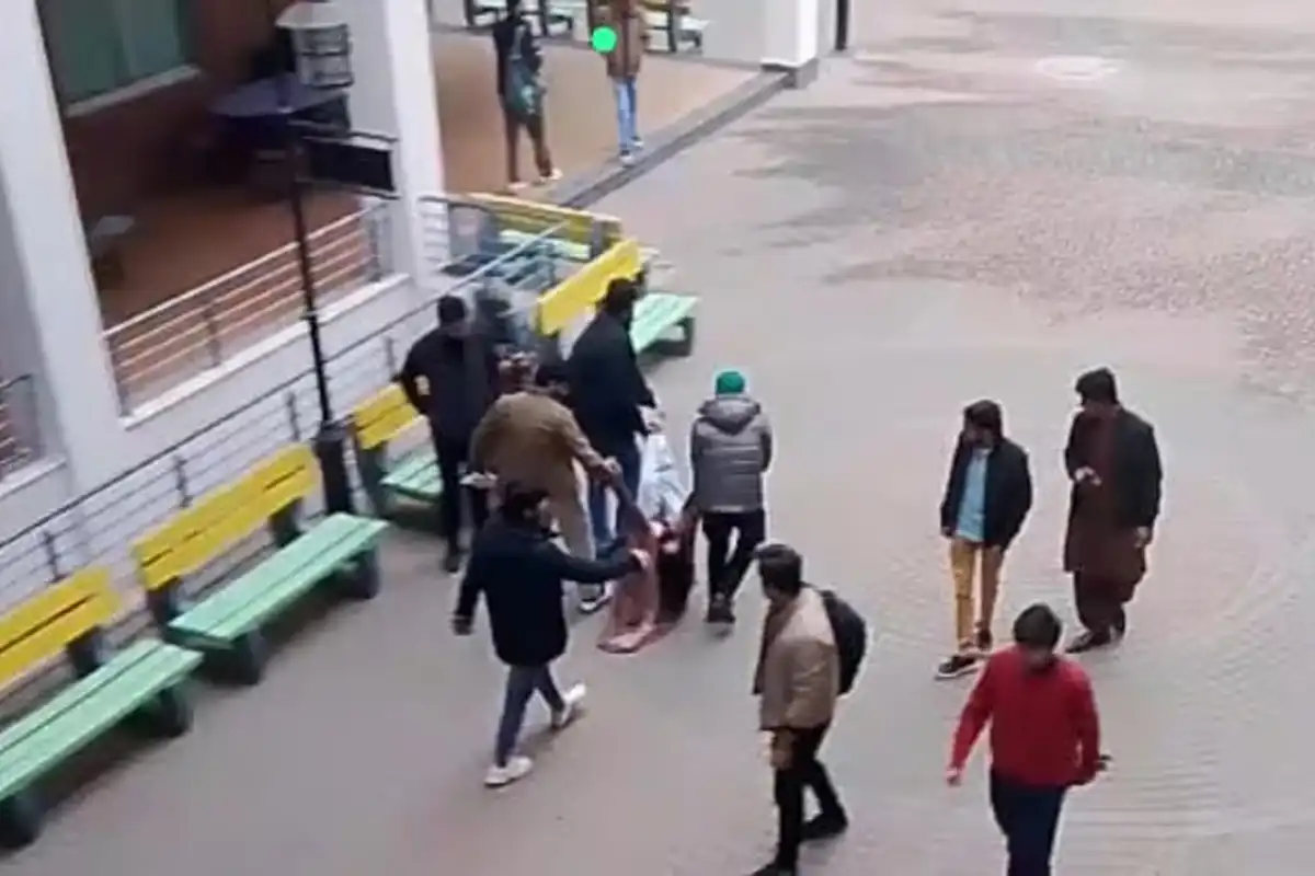 Female student Fatima critical after falling from University of Lahore building