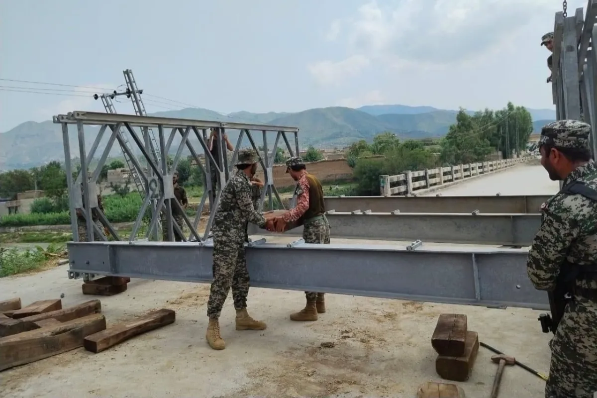 Provincial Neglect Continues as Pakistan Army Builds Temporary Bajaur Jar Bridge