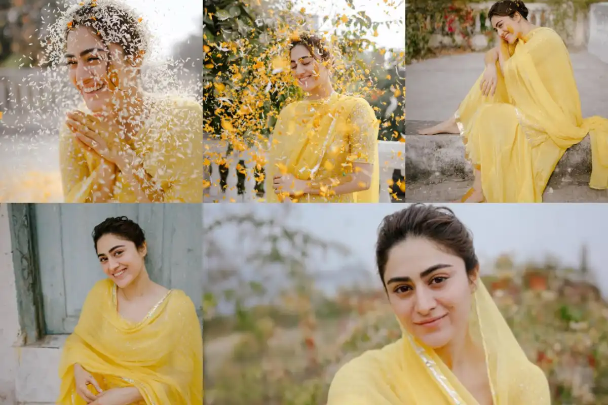 Hina Afridi a beautiful Actress shared her Mayun Event Pictures