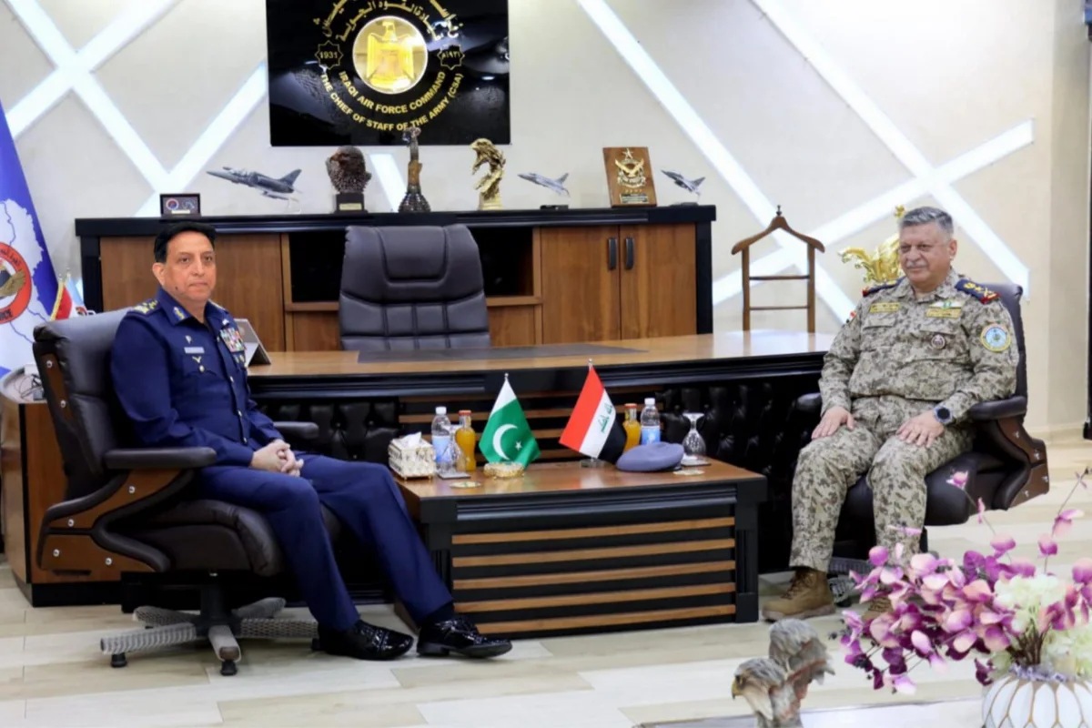 PAF Chief Holds Talks with Iraqi Air Force to Boost Military Cooperation