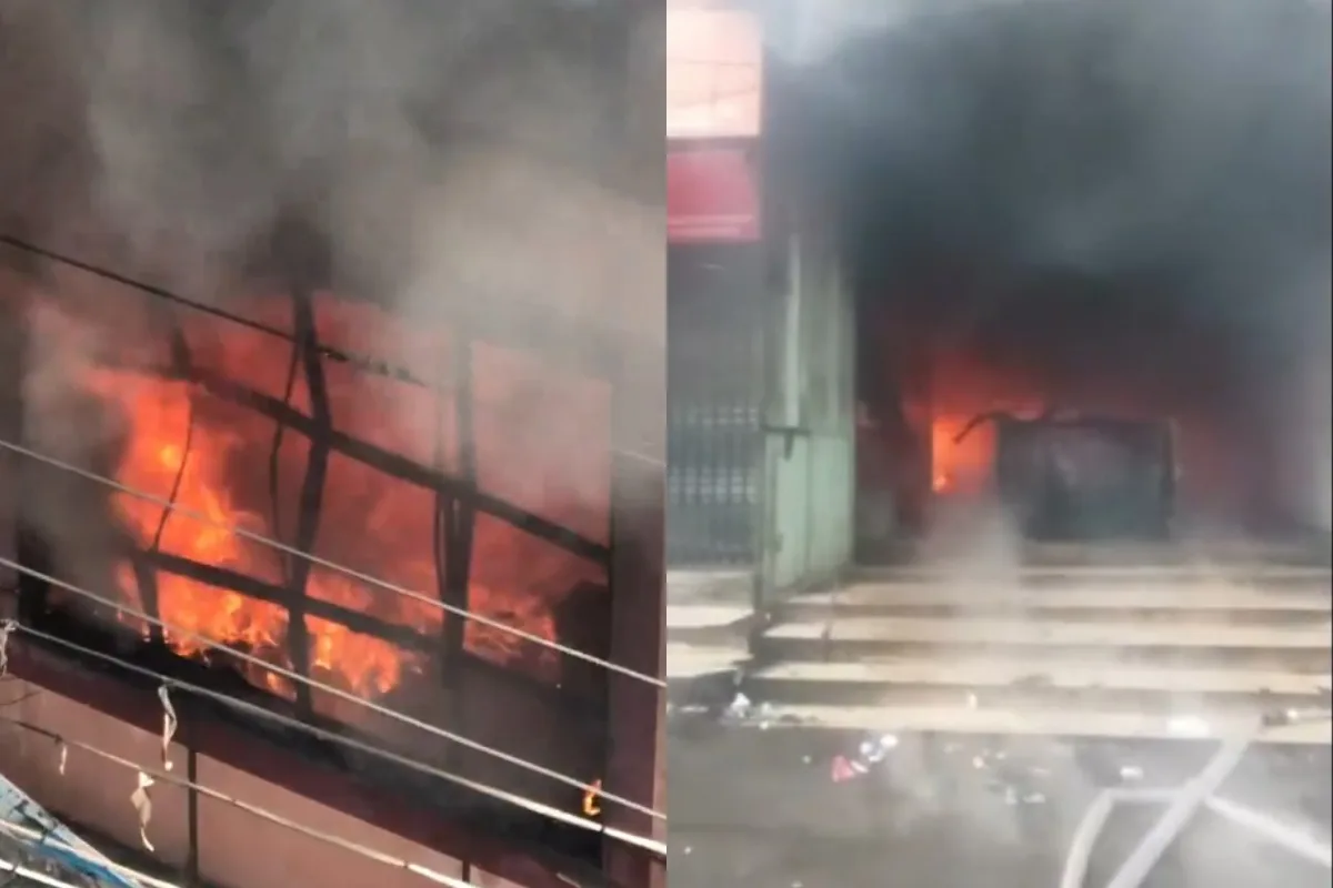 Fire Erupts at Liaquat Bazaar Market in Quetta