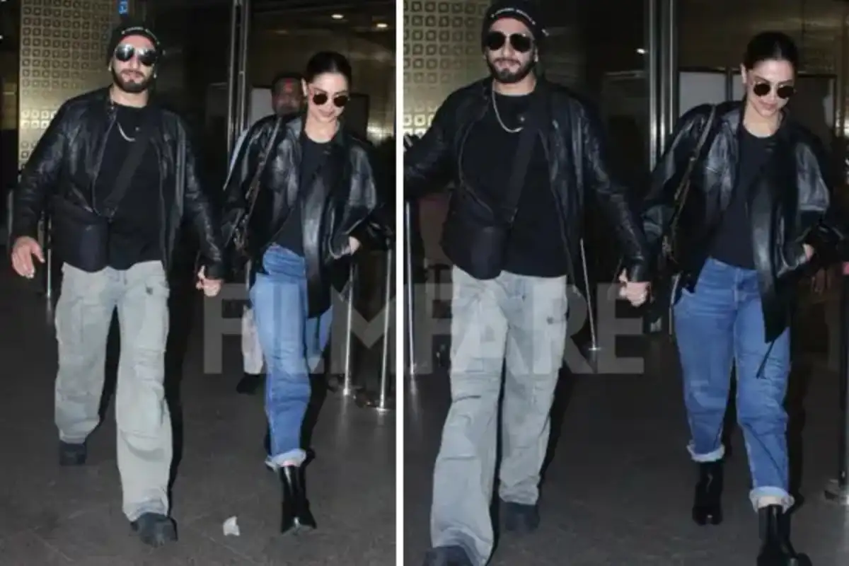 Ranveer and Deepika Spotted at Airport After NYC Trip