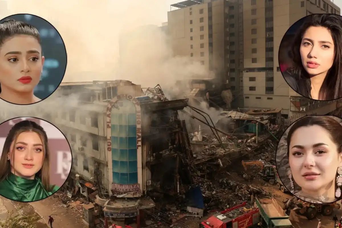 Pakistani Stars React with Grief After Tragic Gul Plaza Fire