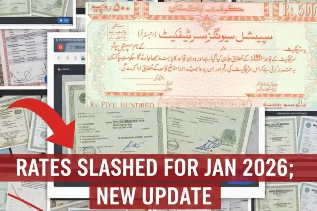 Latest Update on Defence, Behbood Savings, Regular Income Rates slashed for January 2026