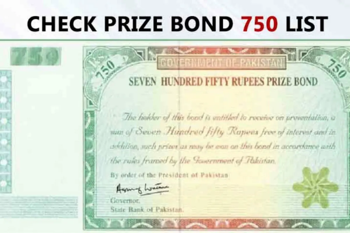 750 Prize Bond Draw Result Today Online – Check Winners List and Complete Results