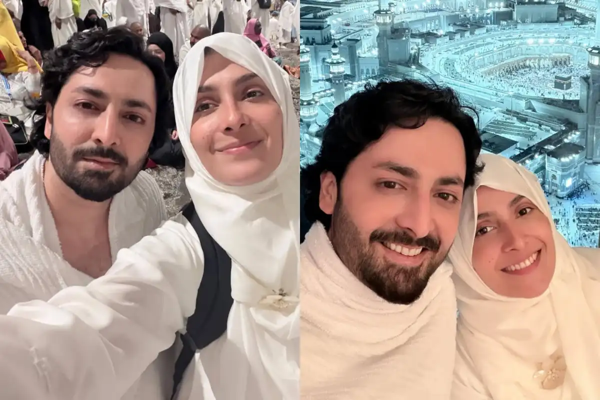 Danish Taimoor and Ayeza Khan performed Umrah: Pictures Viral