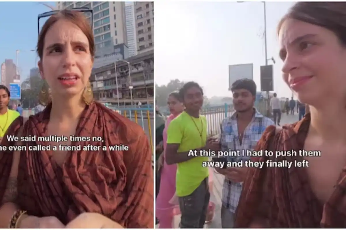 Foreign Woman Traveler Harassed By Men In Mumbai: Video Post