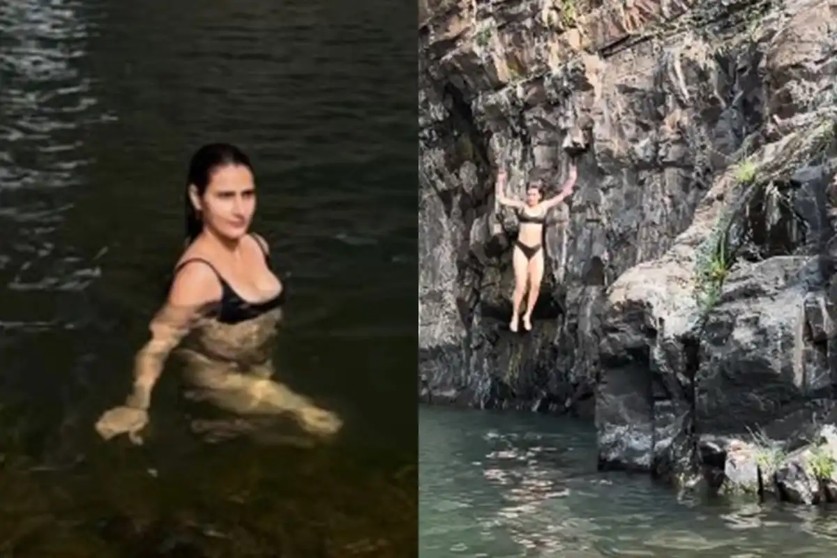 Fatima Sana Shaikh’s Daring Cliff Jump Video Goes Viral, Actress Opens Up About Overcoming Fear