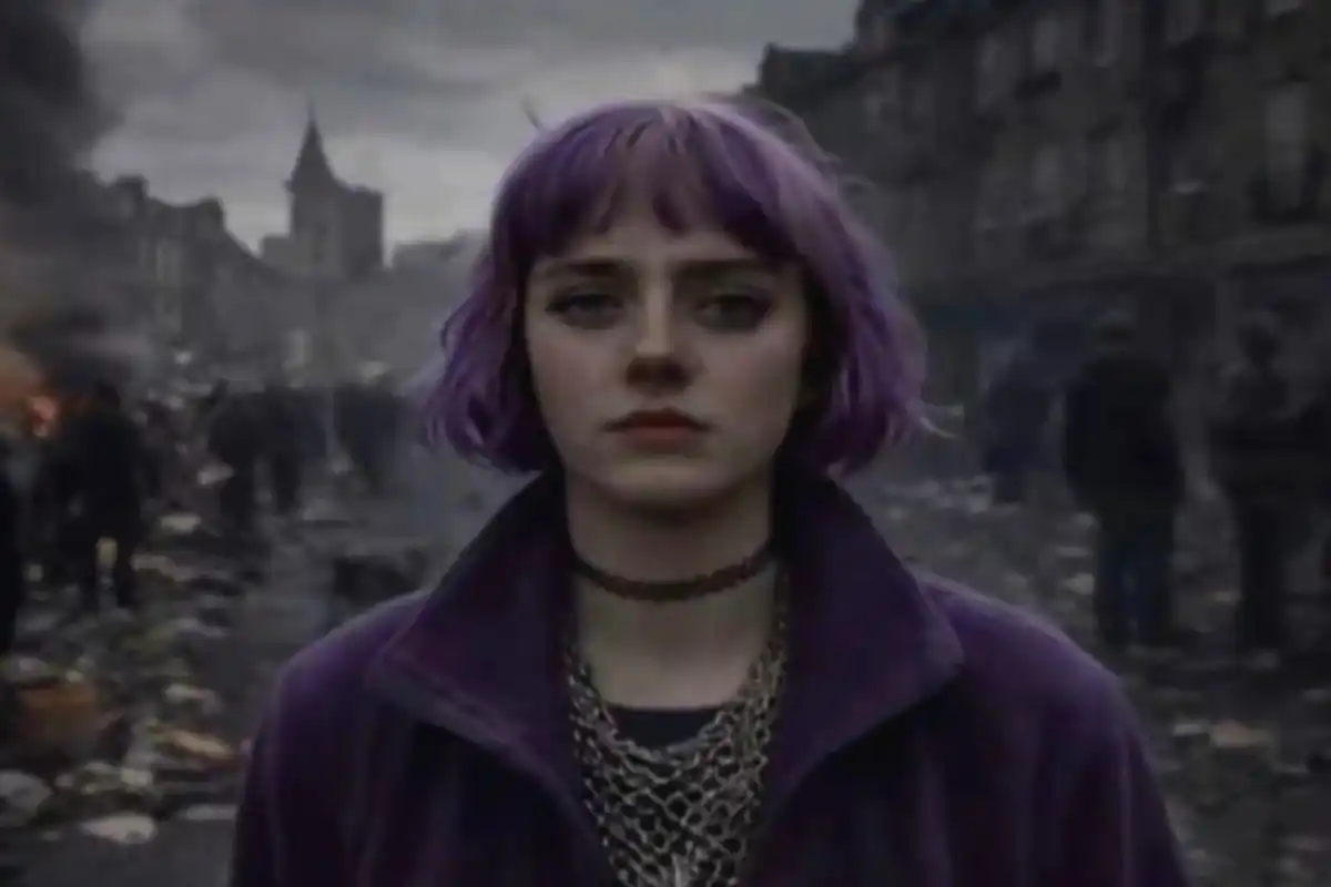 Who Is Amelia? The Purple-Haired Teen Becoming Viral Far-Right Meme