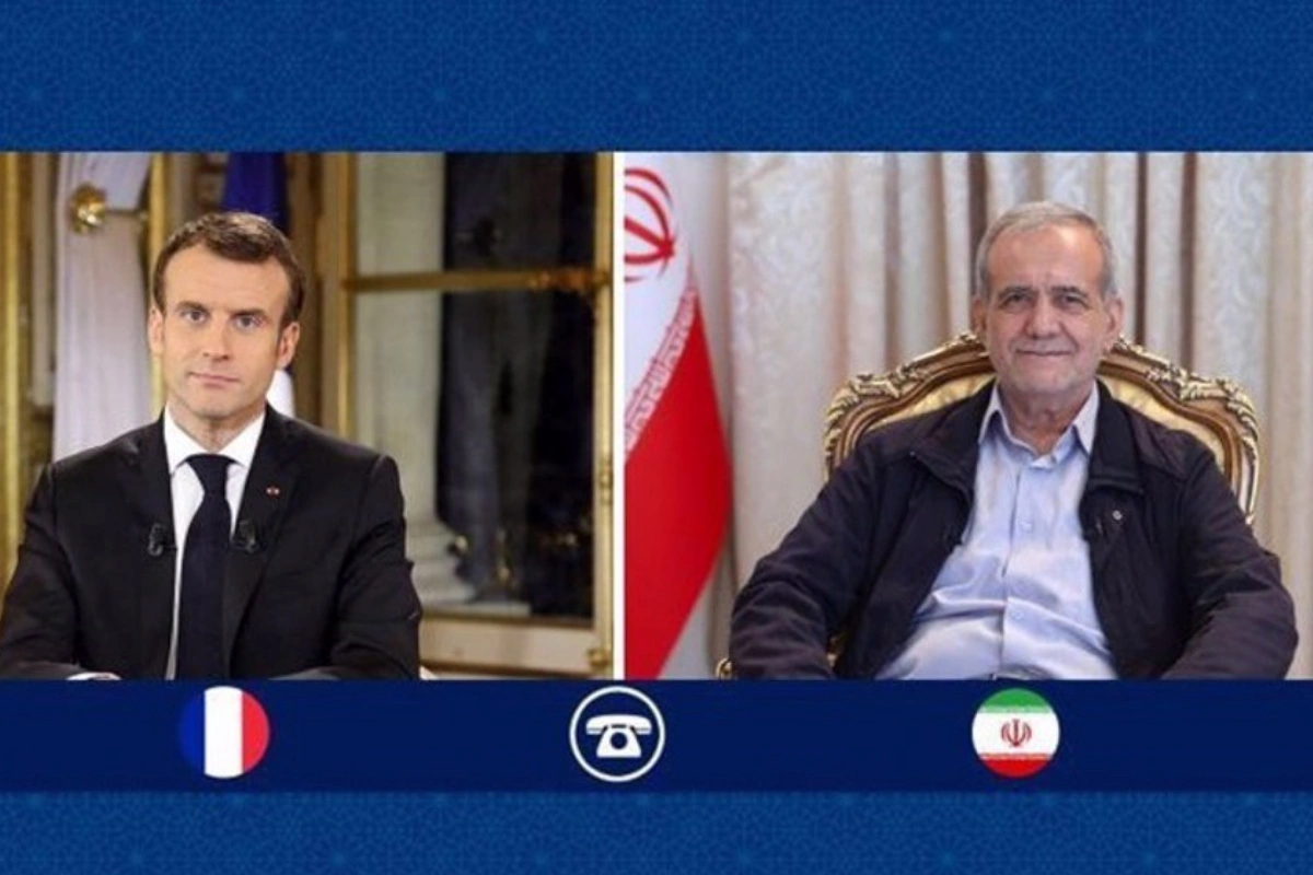 Pezeshkian Says Iran Won’t Back Down From Aggression in Phone Call With Macron