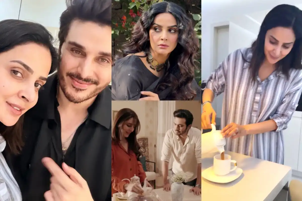 Saba Qamar Serves Tea for Ahsan Khan: Fans Recall ‘Muamma’ Tea Scene