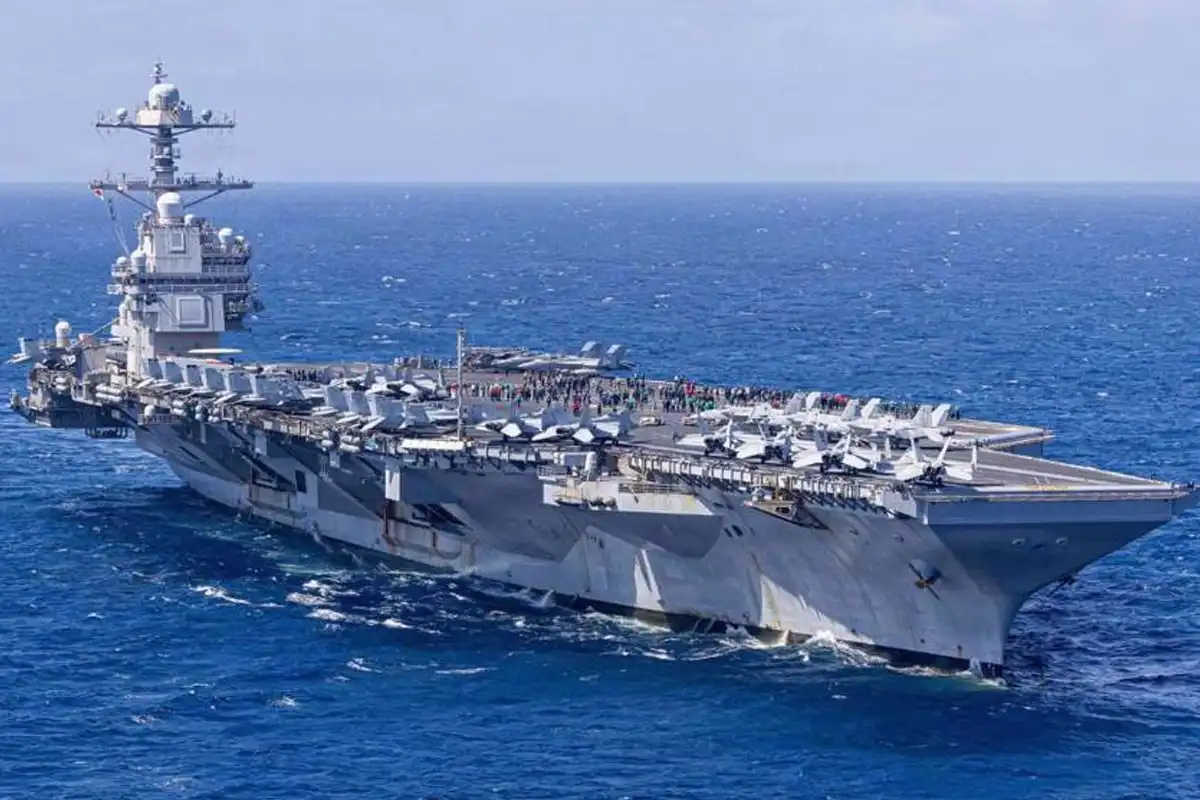 IRGC: USS Gerald Ford Retreat Shows Weakness of US Military