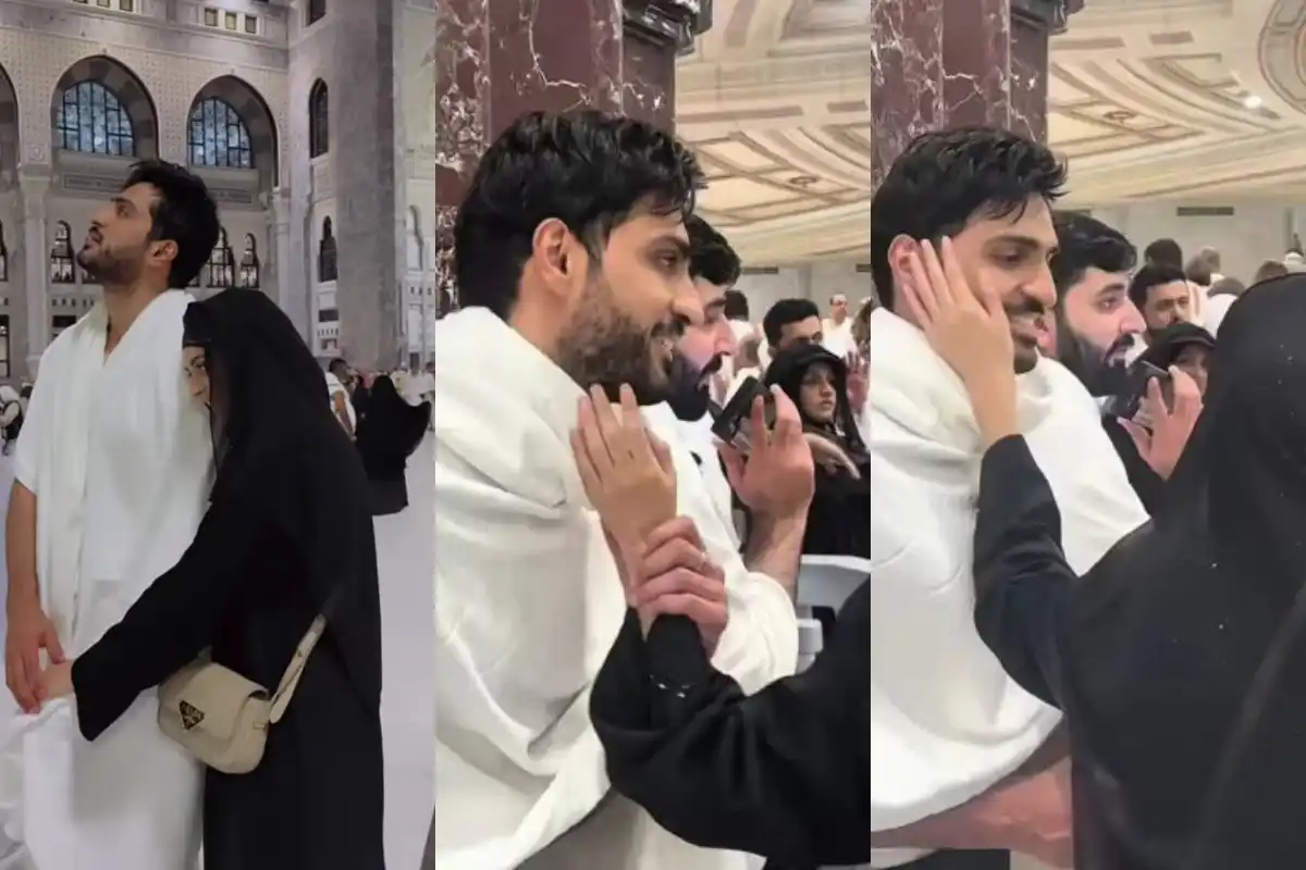 Omer Shahzad & His Wife Faces Backlash Over Viral Umrah Clip