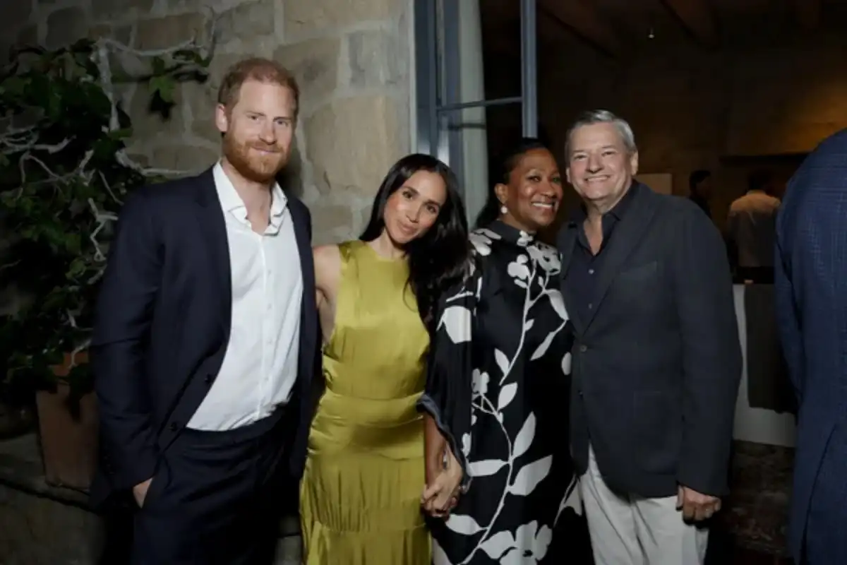 Harry & Meghan Attend Netflix Event